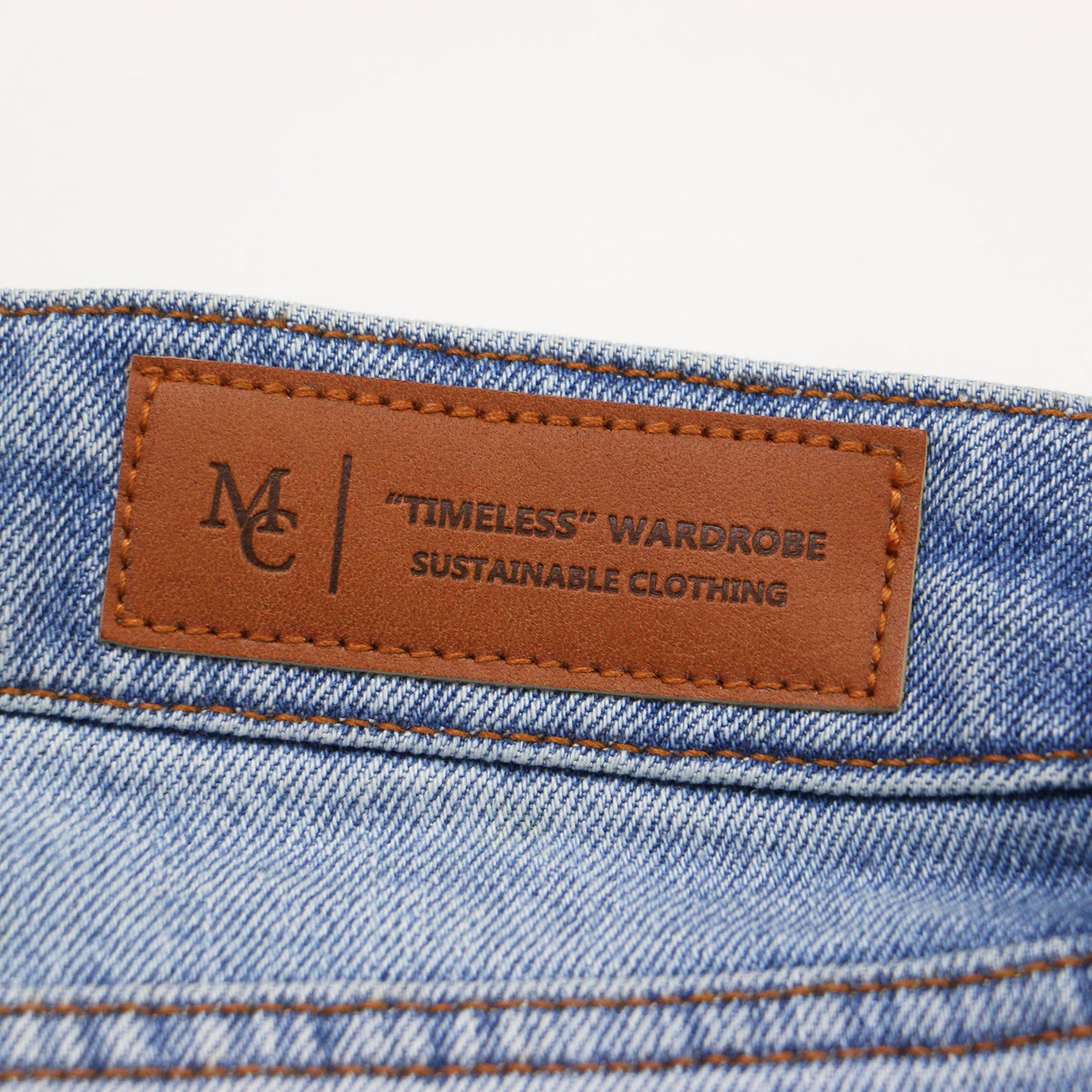 25春夏 ワイド フィット デニム パンツ / MC TIMELESS WARDROBE ジッパーフライ 5ポケット