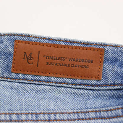 25春夏 ワイド フィット デニム パンツ / MC TIMELESS WARDROBE ジッパーフライ 5ポケット