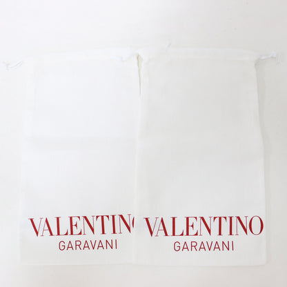 スタッズ クエアトゥ パンプス / チャンキーヒール エナメル パテント レザー