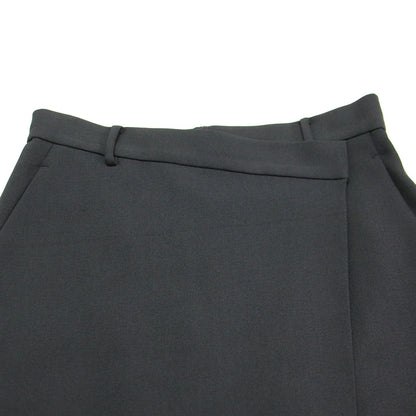 24秋冬 ツイル ラップ タイトスカート / ロング丈 ストレート スリット ストレッチ