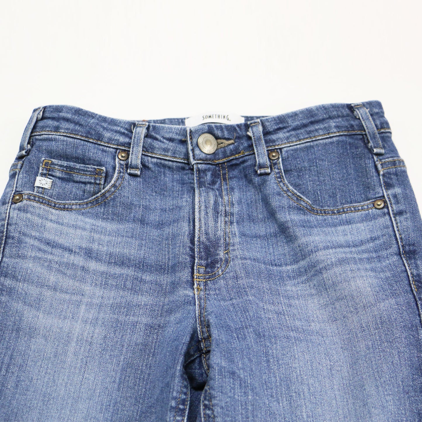 フレア デニム パンツ / LISA ミッドライズ ストレッチ コットン