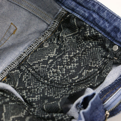 フレア デニム パンツ / LISA ミッドライズ ストレッチ コットン