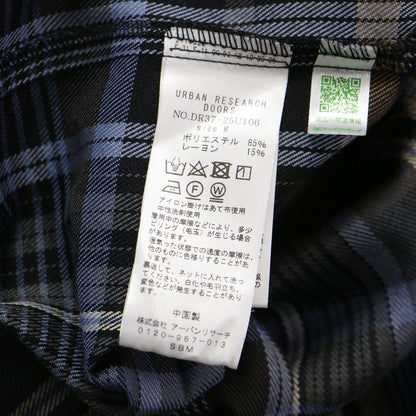 23秋冬 カラーチェック プリーツ スカート / ロング丈 フレア