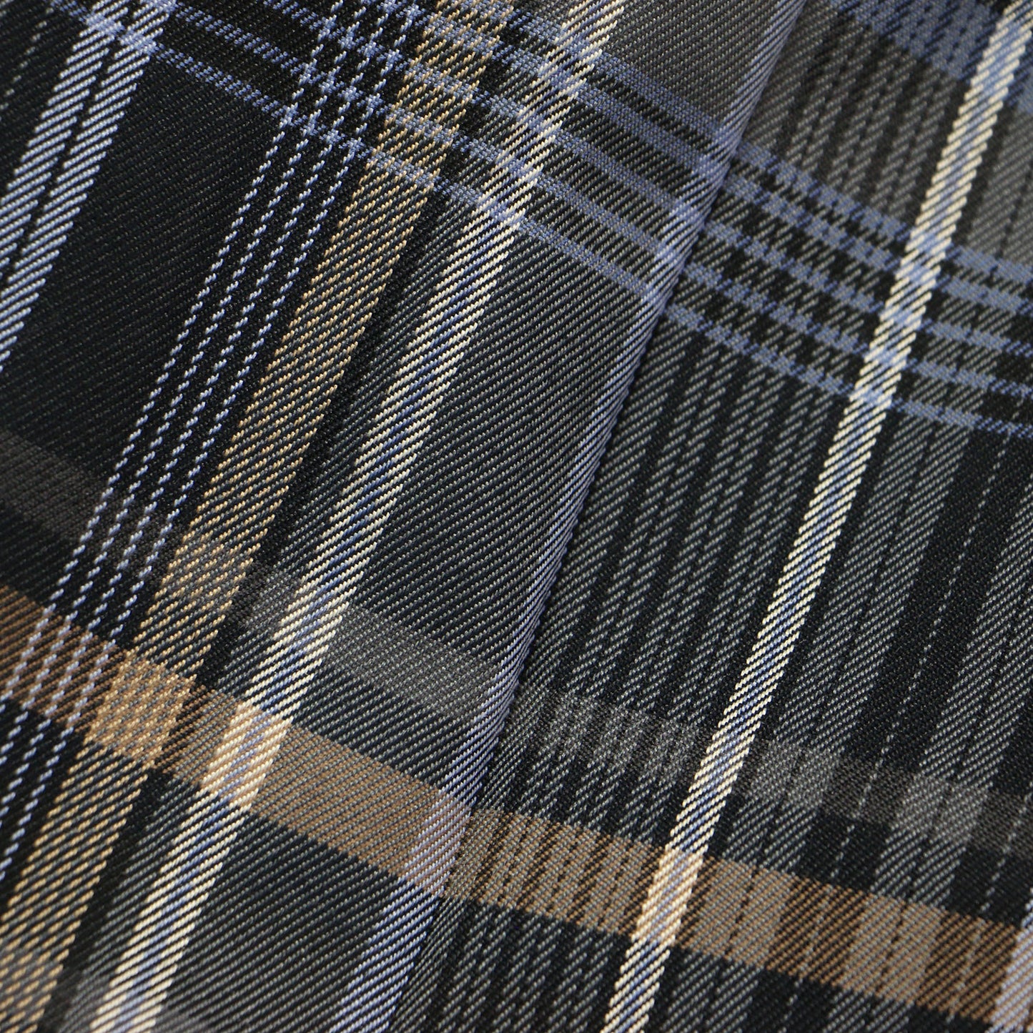 23秋冬 カラーチェック プリーツ スカート / ロング丈 フレア