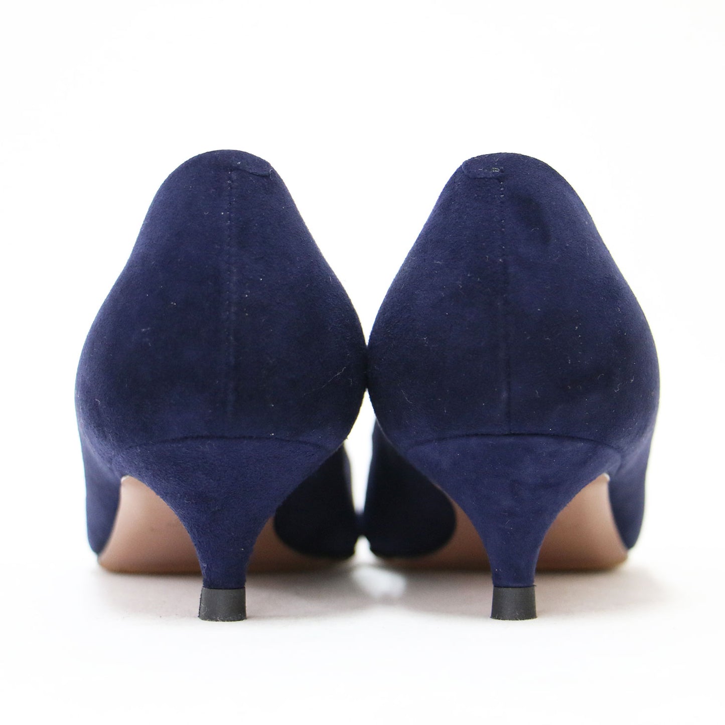 バックル スウェード パンプス / AELLI FIBBIA ポインテッドトゥ ローヒール