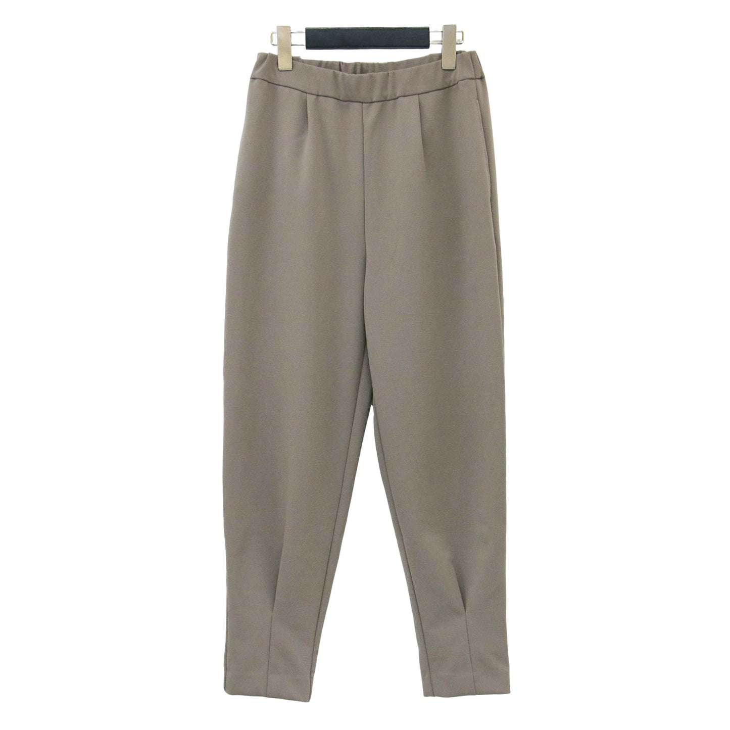 22秋冬 カット ジョーゼット カーブパンツ / タックパンツ ジャージ ウエストゴム ストレッチ