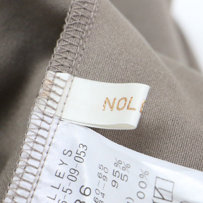 22秋冬 カット ジョーゼット カーブパンツ / タックパンツ ジャージ ウエストゴム ストレッチ