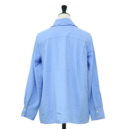 25春夏 ラッフルカラー シャツ / Marcy Anessa Blouse ブラウス フリル ウォッシャブル