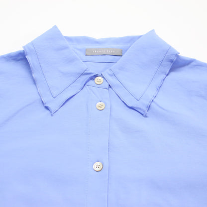 25春夏 ラッフルカラー シャツ / Marcy Anessa Blouse ブラウス フリル ウォッシャブル