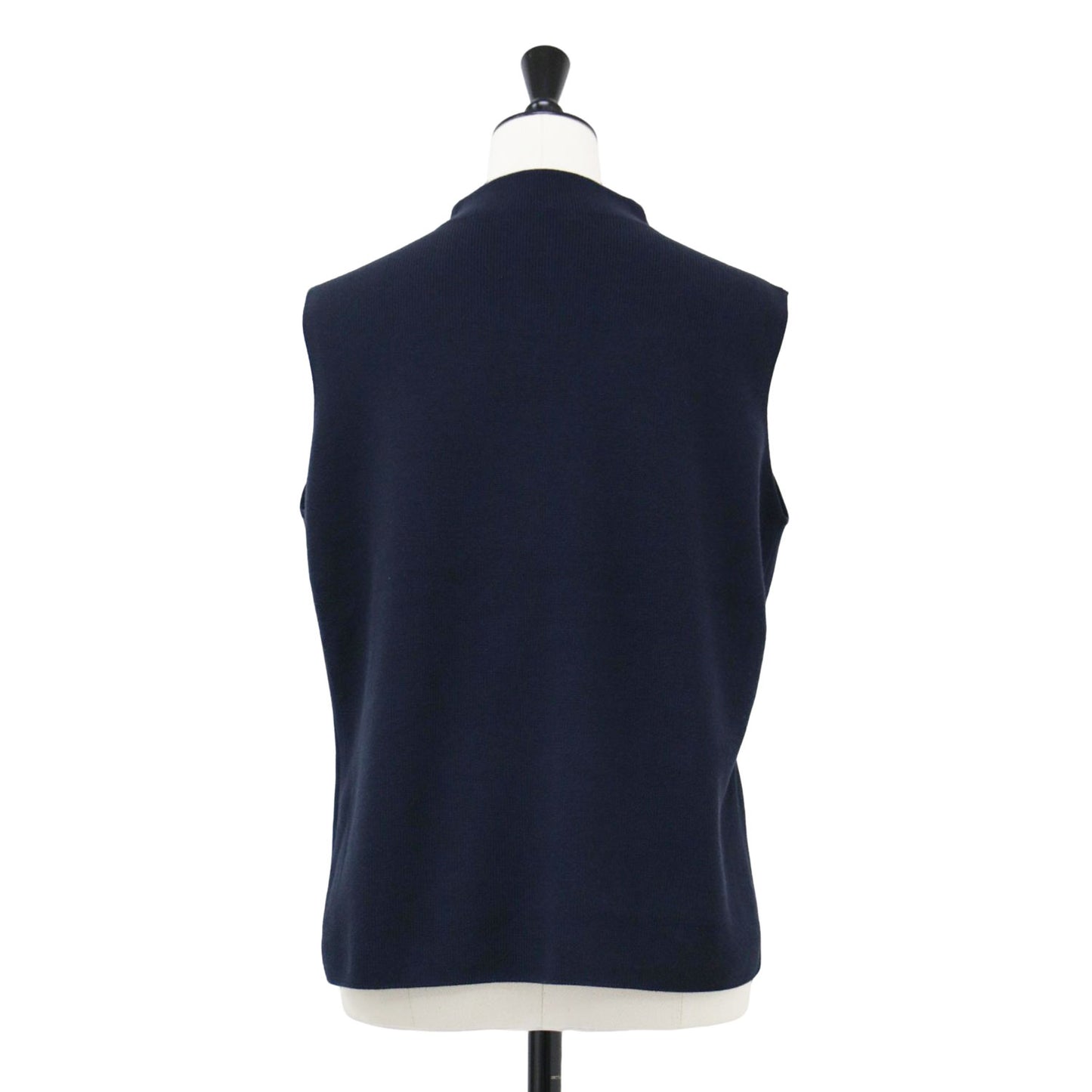 25春夏 ボトルネック ノースリーブ ニット / Fulton Thoma Sweater ストレッチ ウォッシャブル