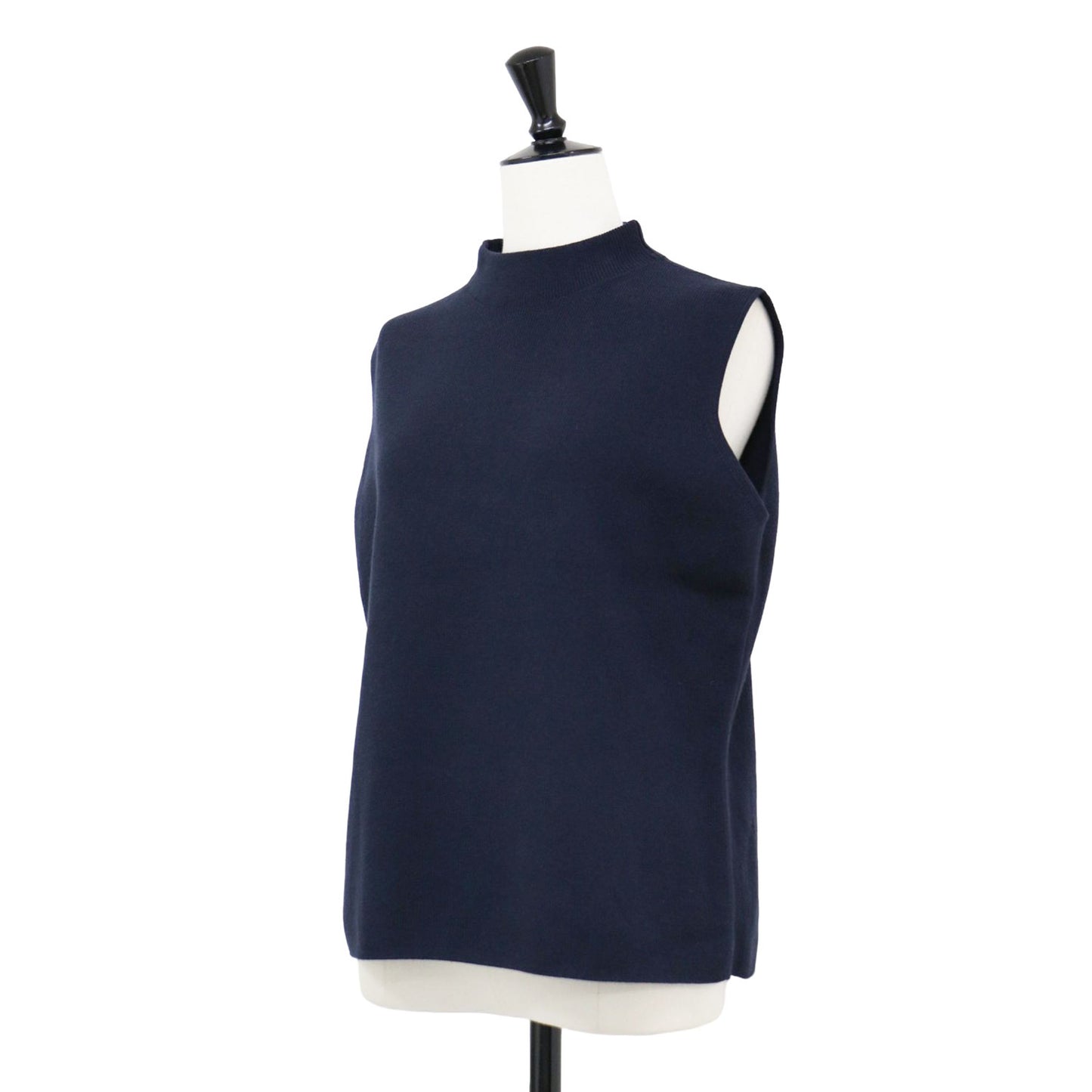 25春夏 ボトルネック ノースリーブ ニット / Fulton Thoma Sweater ストレッチ ウォッシャブル