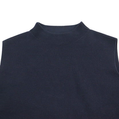 25春夏 ボトルネック ノースリーブ ニット / Fulton Thoma Sweater ストレッチ ウォッシャブル