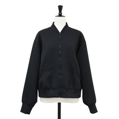 24秋冬 ジップアップ ブルゾン / RICHMOND KIAH スウェット 長袖 ストレッチ ダンボールニット