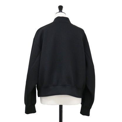24秋冬 ジップアップ ブルゾン / RICHMOND KIAH スウェット 長袖 ストレッチ ダンボールニット