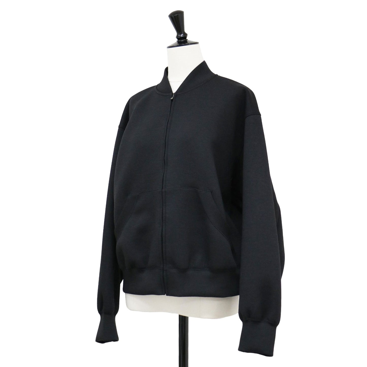 24秋冬 ジップアップ ブルゾン / RICHMOND KIAH スウェット 長袖 ストレッチ ダンボールニット