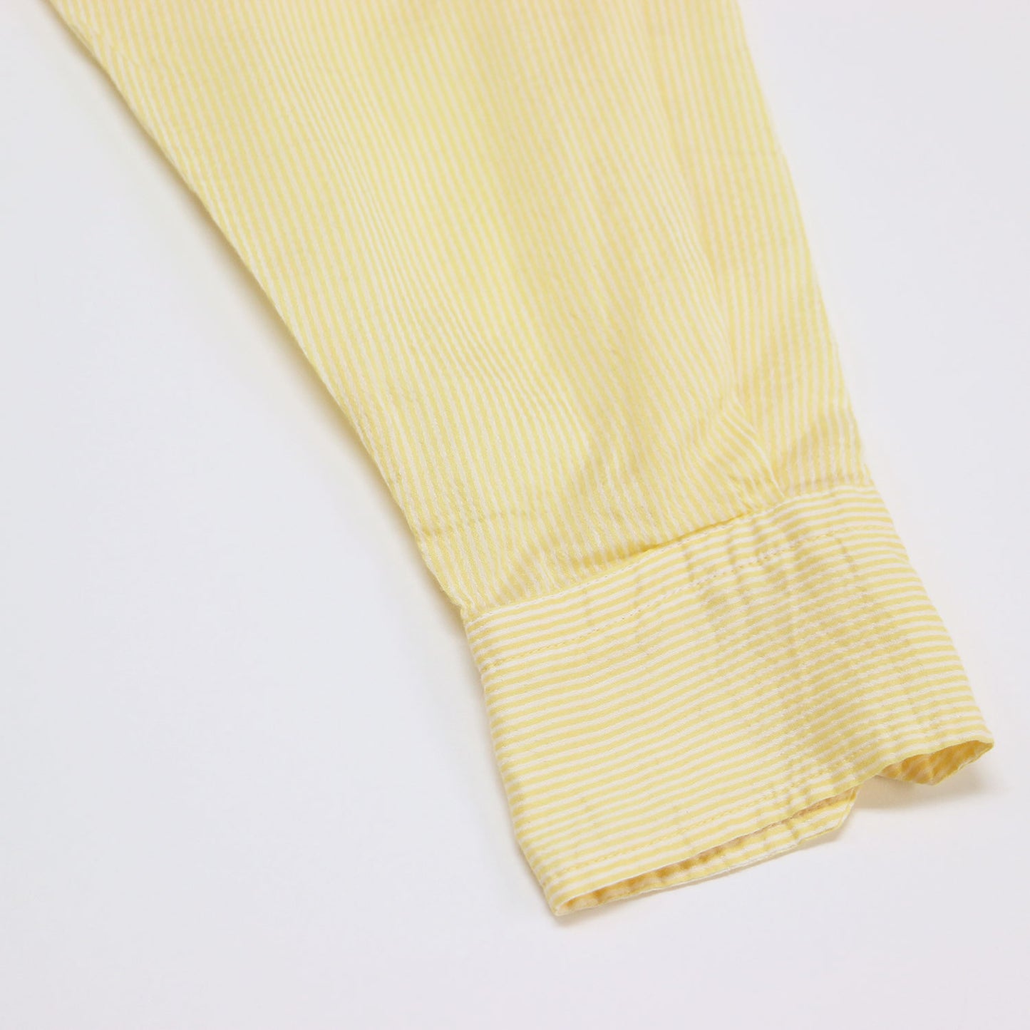 × Spick&Span 別注 スクエア ビッグ ロング シャツ / 長袖 ストライプ オーバーサイズ シルク