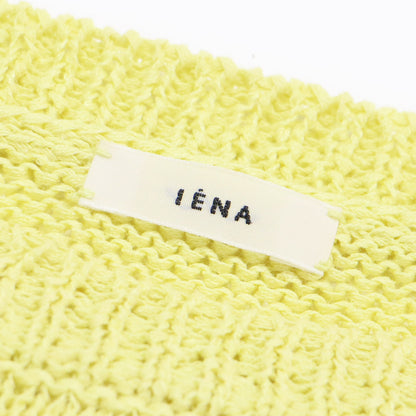 22春夏 テープヤーン クルーネック プルオーバー / ニット 長袖 ミドルゲージ リネン コットン