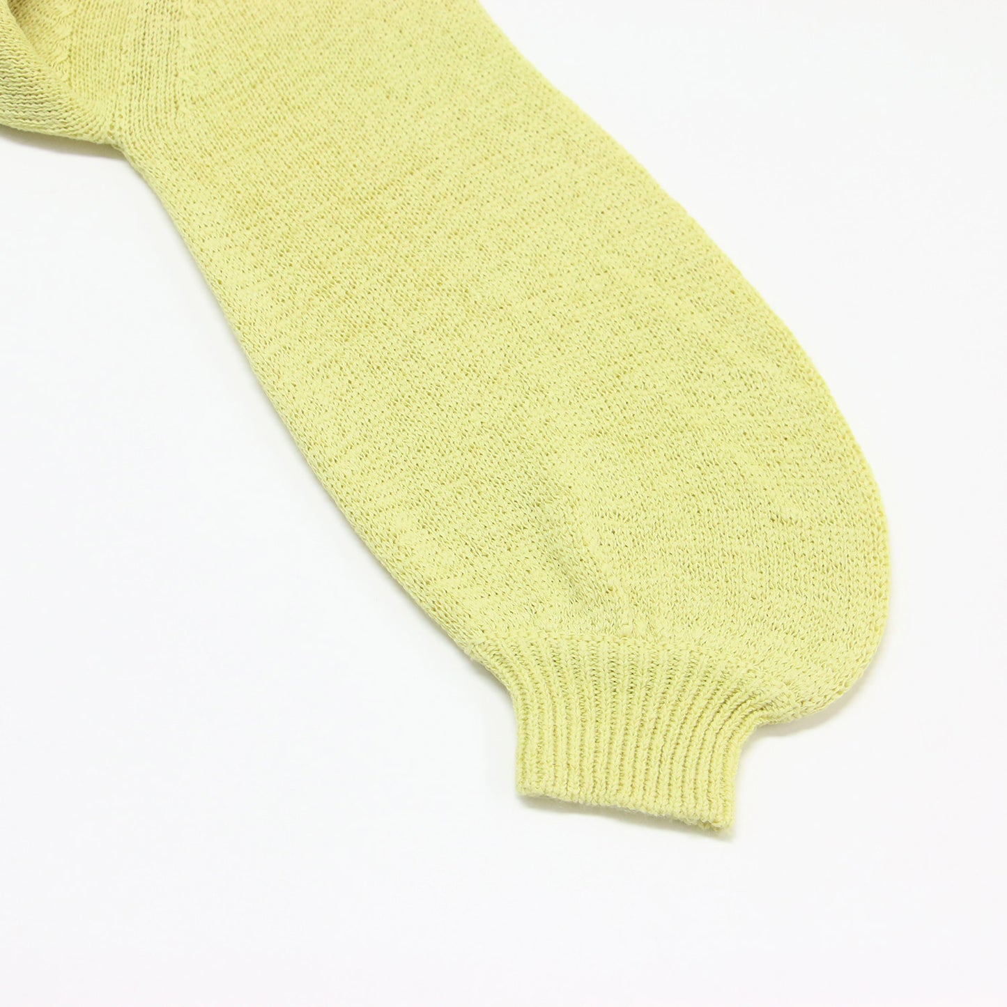 22春夏 テープヤーン クルーネック プルオーバー / ニット 長袖 ミドルゲージ リネン コットン