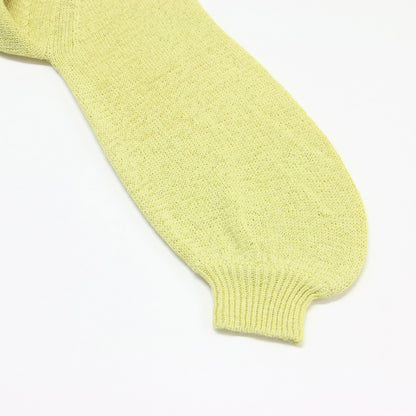 22春夏 テープヤーン クルーネック プルオーバー / ニット 長袖 ミドルゲージ リネン コットン