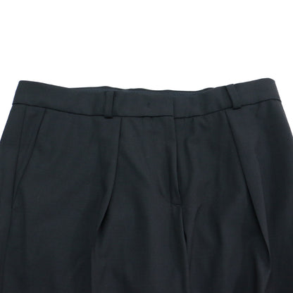 テーパード パンツ / スラックス クロップド丈 センタープレス ストレッチ