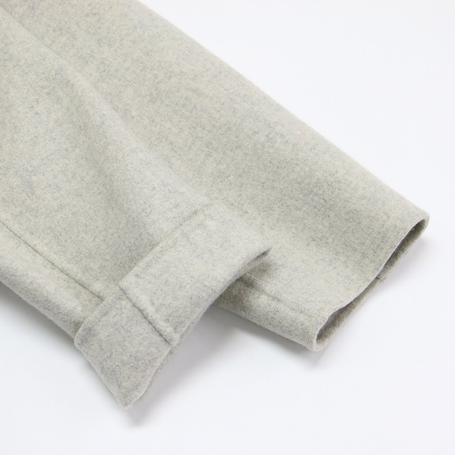 ライトメルトン チェスターコート / ロング テーラードカラー コクーン メンズライク ウール カシミヤ