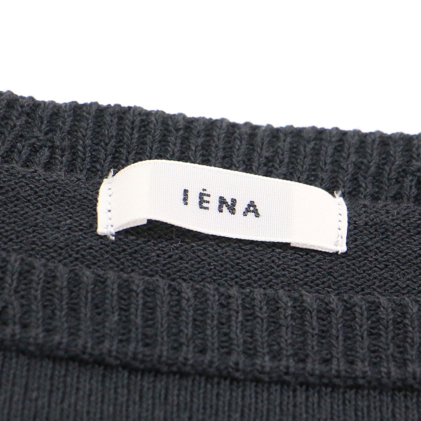 コットン ストレッチ タック パフスリーブ プルオーバー / ニット 5分袖 ボリュームスリーブ