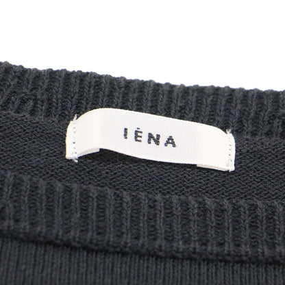 コットン ストレッチ タック パフスリーブ プルオーバー / ニット 5分袖 ボリュームスリーブ