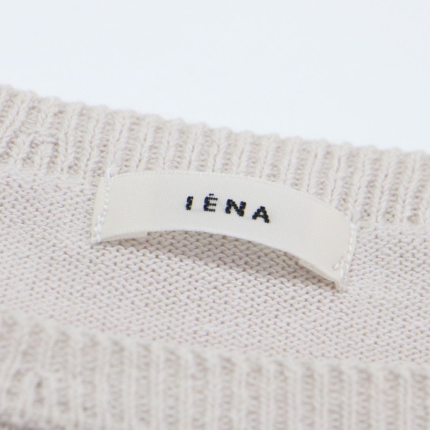 コットン ストレッチ タック パフスリーブ プルオーバー / ニット 5分袖 ボリュームスリーブ