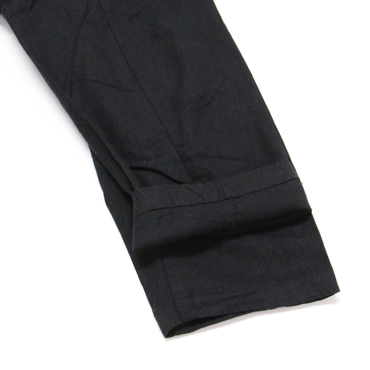 24春夏 リネンミックス ノーカラー ジャケット / 7分袖 Vネック