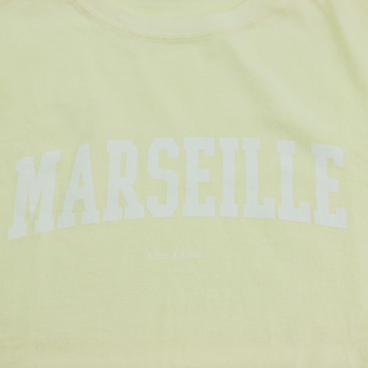 ロゴ Tシャツ / MARSEILLE カットソー 半袖 ショートスリーブ プリント コットン