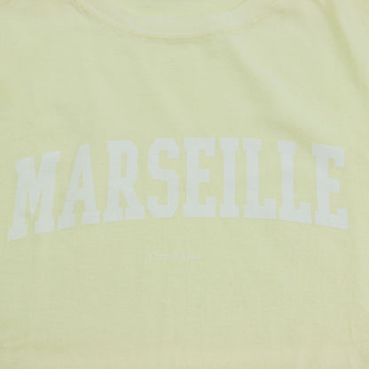 ロゴ Tシャツ / MARSEILLE カットソー 半袖 ショートスリーブ プリント コットン