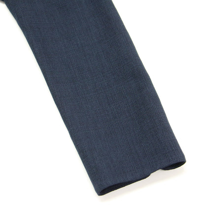 22秋冬 ルージュ ブッチャー ワンピース / ドレス 153-54305 七分袖 膝下丈 ロールカラー パイピング フォーマル