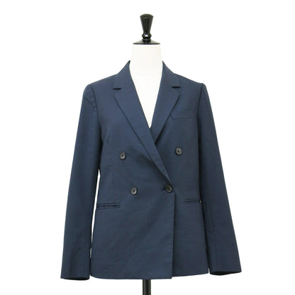 20秋冬 ダブル テーラード ジャケット / カチリラシリーズ 長袖 ダブル スリット 防シワ ストレッチ ウォッシャブル