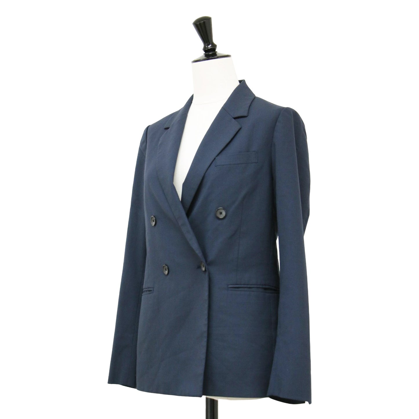 20秋冬 ダブル テーラード ジャケット / カチリラシリーズ 長袖 ダブル スリット 防シワ ストレッチ ウォッシャブル