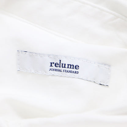 24春夏 コットン ブロード ボクシー シャツ / 半袖 5分袖 クロップド丈 レギュラーカラー コットン