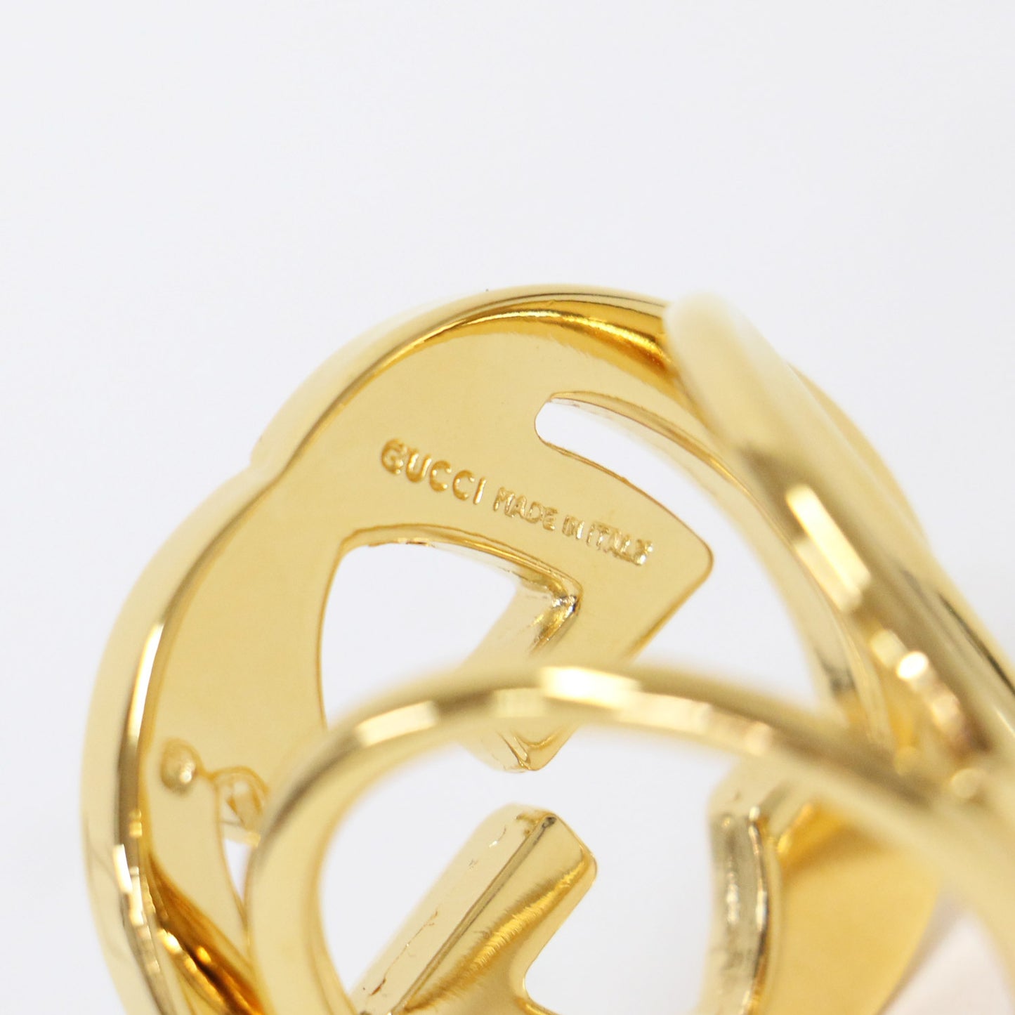 GG ロゴ スカーフリング / スカーフ留め イタリア製 ヴィンテージ