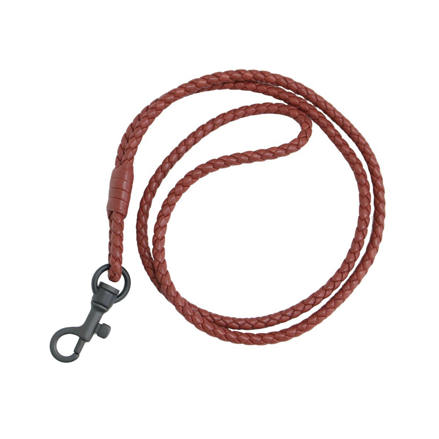 イントレチャート ロング ストラップ / ネックストラップ 編み込み レザー