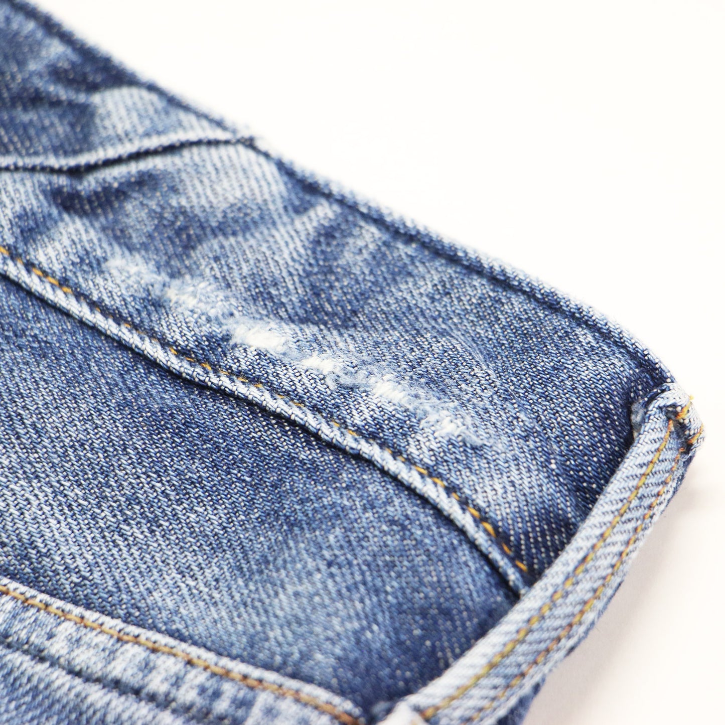 ザ ステラ ガールフレンド デニムパンツ / THE STELLA 280219 スリム テーパード ダメージ加工 ストレッチ コットン