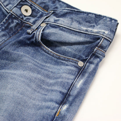 ザ ステラ ガールフレンド デニムパンツ / THE STELLA 280219 スリム テーパード ダメージ加工 ストレッチ コットン