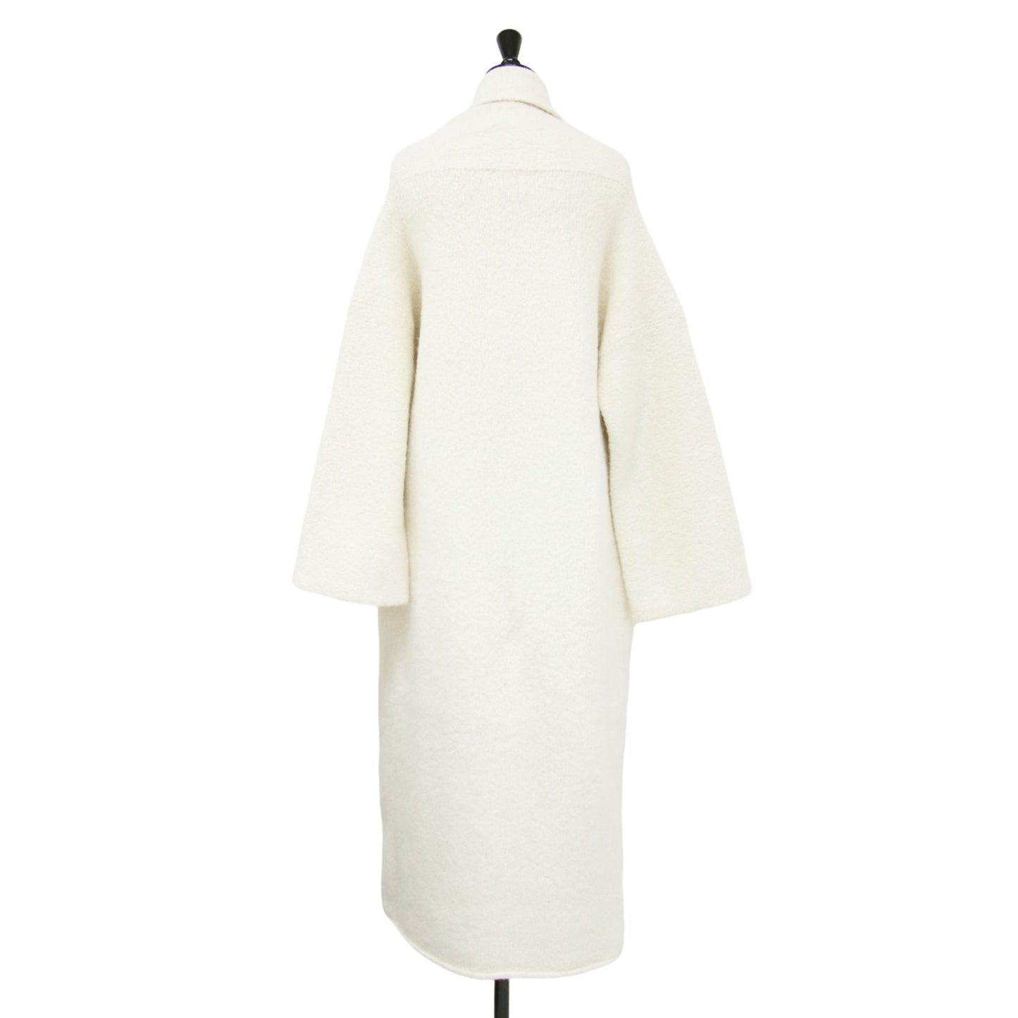 23秋冬 ショールカラー ロングカーディガン / LONGSHAWL ガウン 長袖 ストレート アルパカ