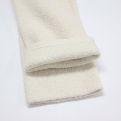 23秋冬 ショールカラー ロングカーディガン / LONGSHAWL ガウン 長袖 ストレート アルパカ