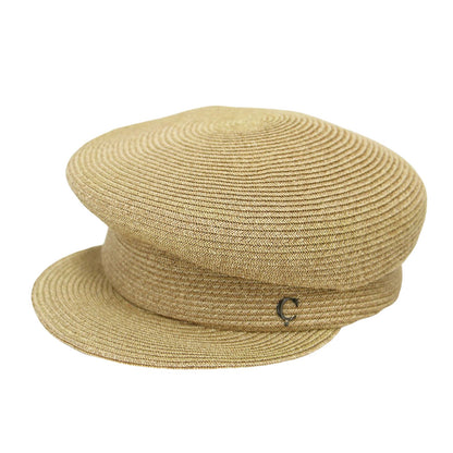 ラフィア キャスケット / 帽子 ロゴ