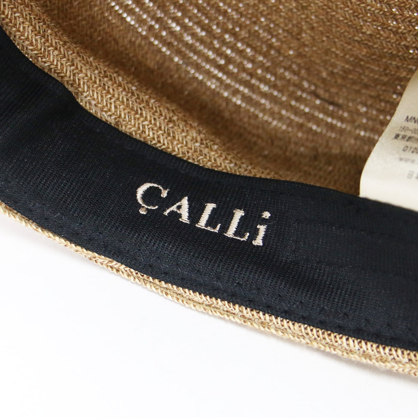 ラフィア キャスケット / 帽子 ロゴ