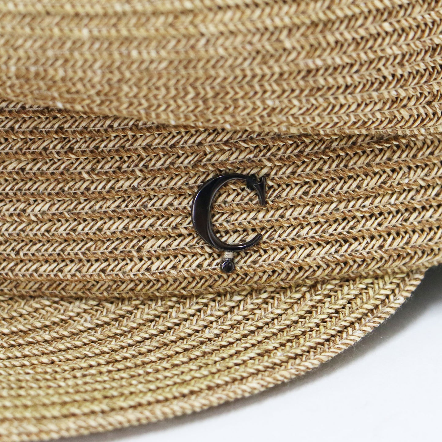 ラフィア キャスケット / 帽子 ロゴ