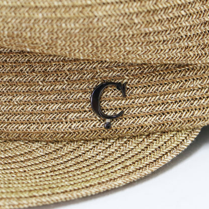 ラフィア キャスケット / 帽子 ロゴ