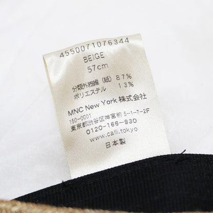 ラフィア キャスケット / 帽子 ロゴ