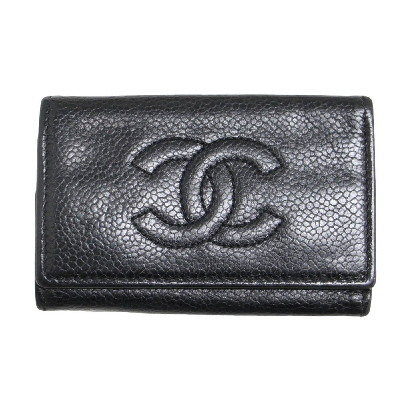 ココマーク キャビアスキン キーケース / 6連 ロゴ レザー 本革 ヴィンテージ