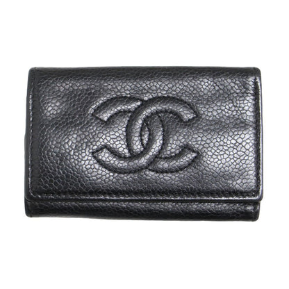 ココマーク キャビアスキン キーケース / 6連 ロゴ レザー 本革 ヴィンテージ