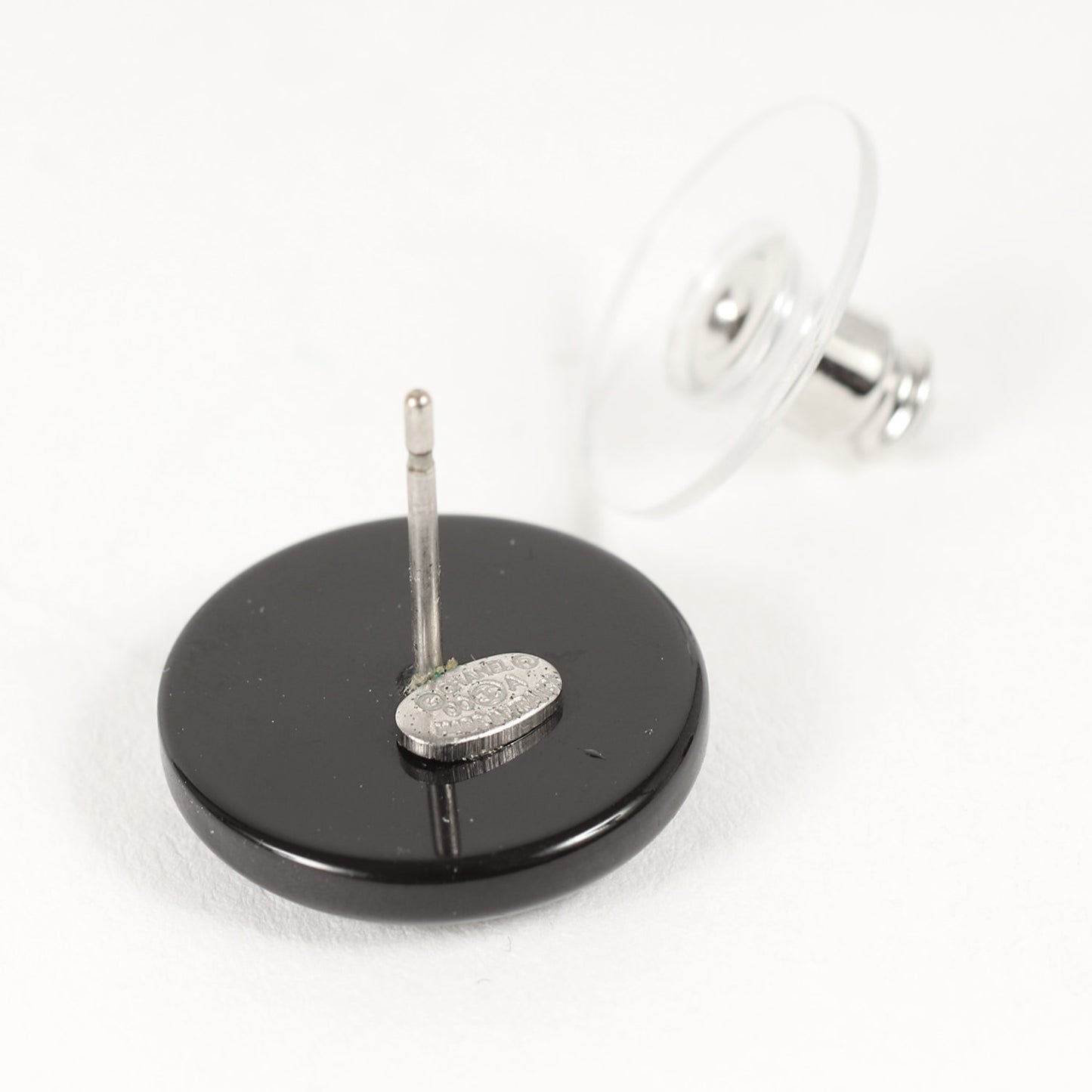 ココマーク ビジュー ボタン ピアス / 00A ロゴ ヴィンテージ