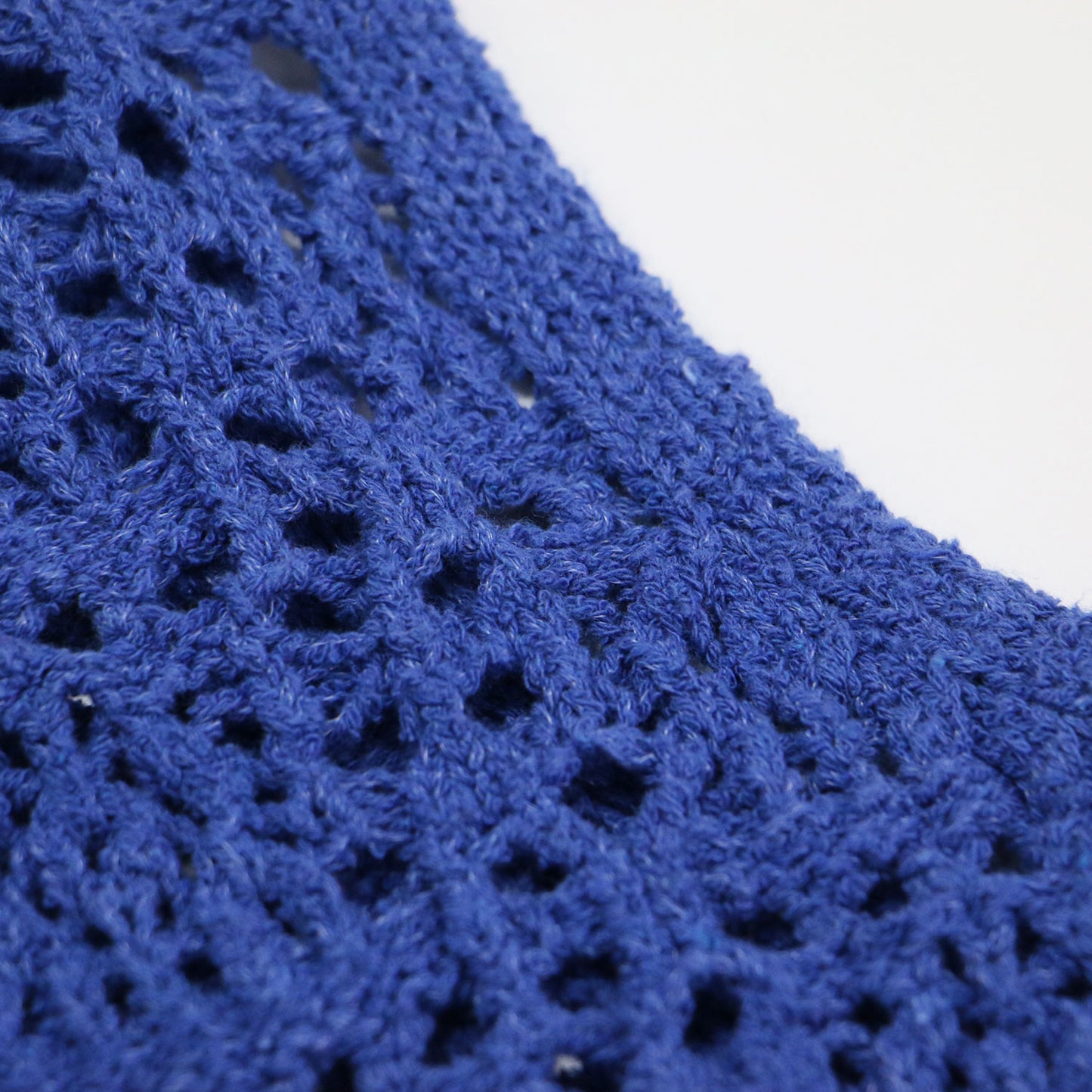 25春夏 クロッシェ編み ノースリーブ ニット / Eyelet Stitch Emma Sweater プルオーバー ショート丈 クルーネック 透かし編み アイレット